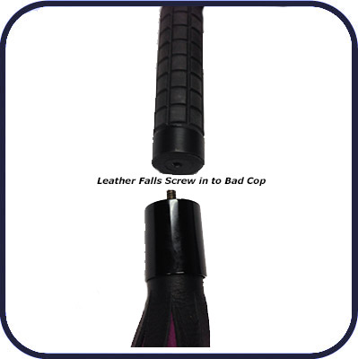 Bad Cop Flogger Handle, Black w Side Handle