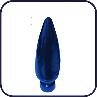 Penetrator Handle, Polished Alum, Blue Bomber