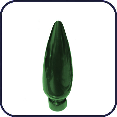 Penetrator Handle, Polished Alum, Green Ghost