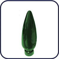 Penetrator Handle, Polished Alum, Green Ghost